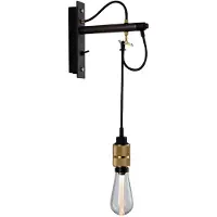Buster + Punch Vägglampa Hooked wall nude, dimbar, Svart, Vardagsrum / matsal, Metall, Modern, Vägglampa, vägglampa inomhus