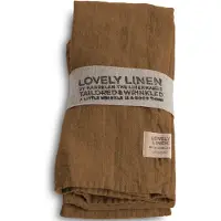Fyrklövern Lovely Linen Lovely servett 45 x 45 cm 4-pack, Almond