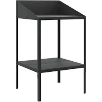 vidaXL Växtställ antracit 56,5x54,5x100 cm galvaniserat stål