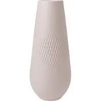 Villeroy & Boch Manufacture Collier Vas 11,5x26 Cm - Vaser Porslin Beige