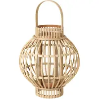 Fyrklövern Broste Copenhagen Globus ljuslykta 27cm, Natural