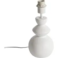 QAZQA Design bordslampa vit keramik 15 cm utan skärm - Alisia