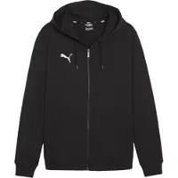 Puma Luvtröja teamGOAL Casuals Full Zip - Svart/White, storlek 3XL
