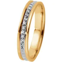 Kohinoor förlovningsring 3,5mm ; 14K guld 003-020 15½