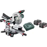 Metabo Batteridriven kap-och geringssåg KGS 18 LTX BL 254; 18 V; 2x5,2 Ah batt.