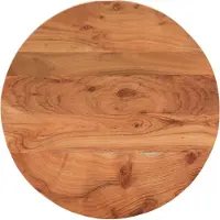 vidaXL Bordsskiva, Ø40X3,8 Cm, Rund, Massivt Akaciaträ
