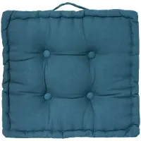 Atmosphera sittdyna för golv, 40x40x8 cm, blågrön färg