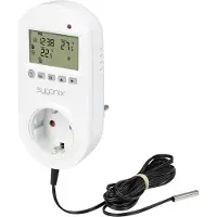 Sygonix SY-5372566 Universaltermostat Mellanplugg Veckoprogram 1 st