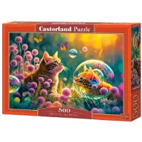 Castorland Pussel 500 bitar Katt magisk morgon