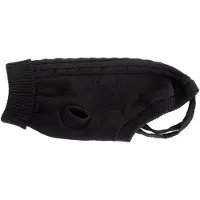 Dogman Stickad Hundtröja Gina Svart 20cm