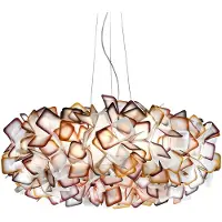 Slamp Taklampa , Clizia, dimbara, Orange, Vardagsrum, Plast, Design
