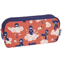 Milan 3 Zip Pencil Case Ninjutsu Special Series Röd Man