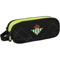 Safta Real Betis Balompie Double Pencil Case Grönt,Svart Man