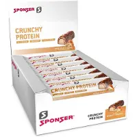 Sponser Sport Food Crunchy Proteinbarslåda Jordnöt & Kola 50g 12 Enheter