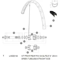 Mavic Xa Elite Tubeless Fälg