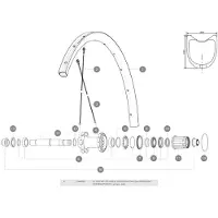Mavic Ksyrium Pro Carbon Sl Ust Bakre Högra Ekrar 12 Enheter