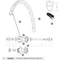 Mavic Ksyrium Disc 17c Fälg