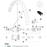 Mavic Crossmax Pro Carbon 27.5 2017-18 Bakre Högra Ekrar 12 Enheter