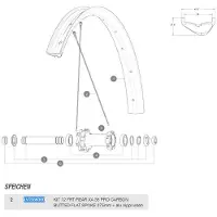Mavic Xa 35 Pro Carbon Butted Flat 27.5 Ekrar 12 Enheter