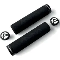 Anima In Eva Foam Grips With Lock Rings Svart