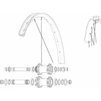 Mavic Kit 14 Front Edeemax 29´´ Ekrar
