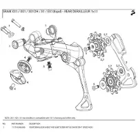 Sram Gx Dh/x01dh 7s Hex 5 Stabilisatormontering
