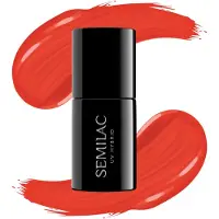 Semilac UV Hybrid Hottie gellack färg 039 Sexig Röd 7 ml
