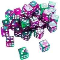 GameGenic Galaxy Series - D6 tärningsset (12 mm) - Aurora