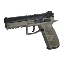 ASG GBB CZ P-09 6mm Flat Dark Earth med Väska