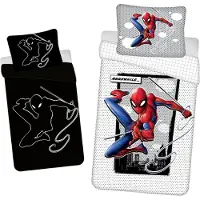 Spiderman Meanwhile Lysande bäddset 140x200cm, 70x90 cm