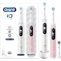 Oral-B iO6 DUO White Pink Sand + brush