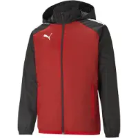 Puma Sportjacka 'Team Liga' röd / svart / vit