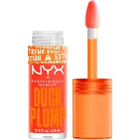 Nyx Duck Plump Hg Pigment Lip Gloss Lip Plumper Gloss With Spicy Ginger - Peach Out