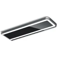 Hera LED-bänklampa U-Pad F, set om 5 st 3.000K svart Sensor U-Pad-F, dimbar, Svart, Kök, Aluminium / grå / zink, Modern, Underskåpsbelysning