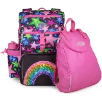 Jeva Skolväska - Nybörjare - Shimmer Rainbow - - One Size - Skolväska