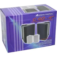 Omnitronic C-40 Monitorhögtalare Passiv 100 cm 4 tum 35 W 1 par