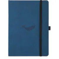 Dingbats* Wildlife Soft Cover A5 Dotted Blue Whale Notebook