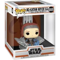 Funko POP! The Mandalorian Stjärnornas Krig Deluxe Bo Katan-figur Med Tron