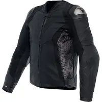 Dainese Avro 5 Läderjacka Svart/Antracit/Vit 50 Herrar sort