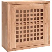 vidaXL Väggskåp 42x18x42 cm massivt valnötsträ