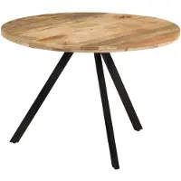 vidaXL Matbord 110x75 cm massivt mangoträ