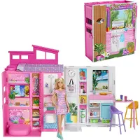 Barbie - Getaway Doll House & Doll