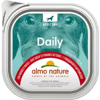 Almo Nature Daily med nötkött och potatis våtfoder hund