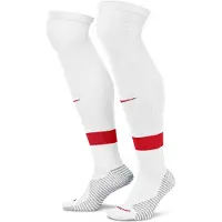 Nike Fotbollsstrumpor Strike - Vit/Röd, storlek L: 42-46