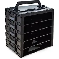 SORTIMO i-BOXX Rack 6100000339 Verktygslåda (tom) ABS Svart