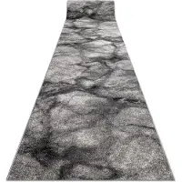 Rugsx Löpare SILVER Marble marmor grå 70cm 70x160 cm