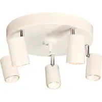 By Rydens Correct Taklampa 5 Låg Vit - Taklampor Metall Svart - 4200730-5002