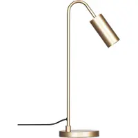 By Rydens Bordslampa , Curve, Guld / mässing, Vardagsrum, Metall, Modern