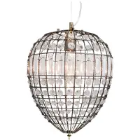Sessak Hänglampa Amadeus, dimbar, Aluminium / grå / zink, Vardagsrum / matsal, Metall, Antik, Pendellampa