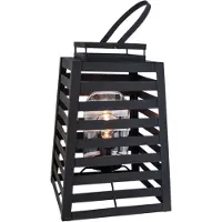 By Rydens Utomhuslampa Yankton i lyktform, Svart, Metall, Modern